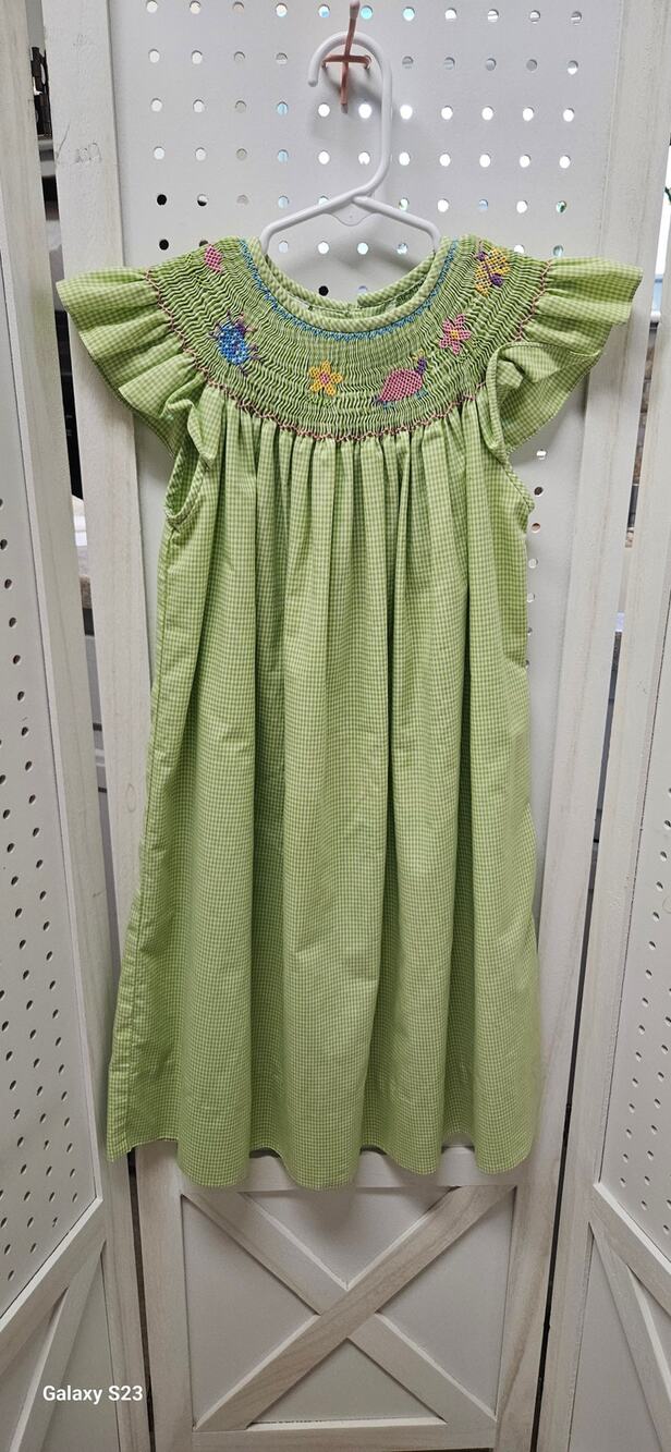 Vintage anavini smocked dress size